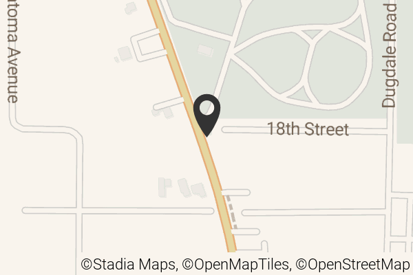 Map with location marker