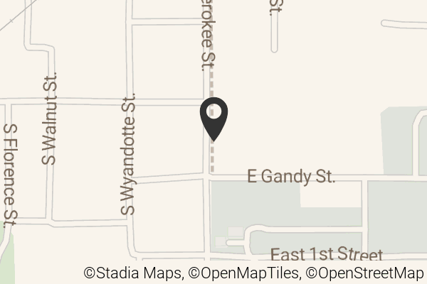 Map with location marker