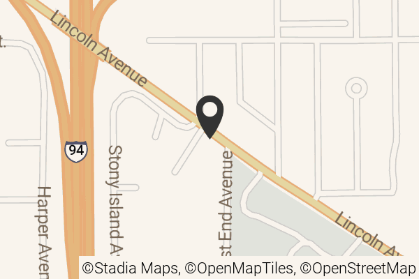 Map with location marker