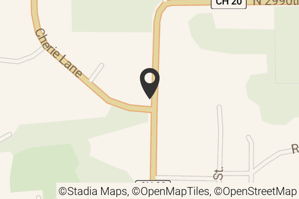 Map with location marker