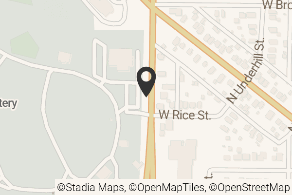 Map with location marker