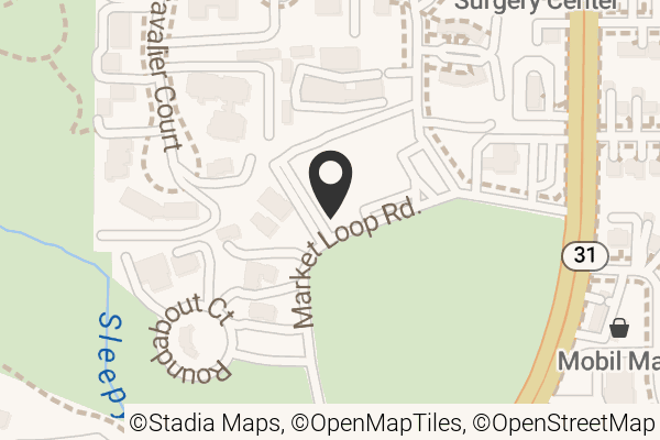 Map with location marker