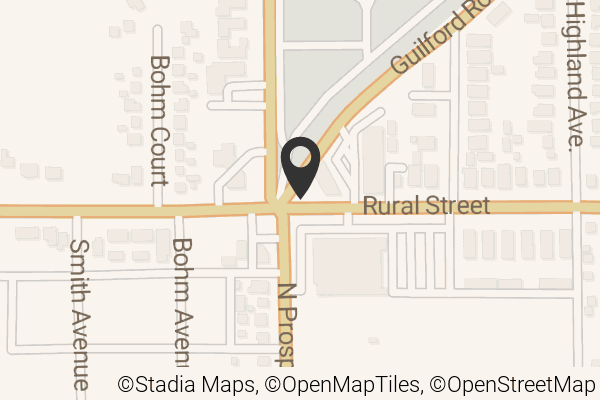 Map with location marker