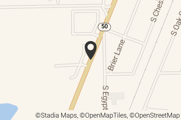 Map with location marker