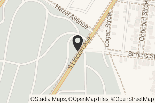 Map with location marker