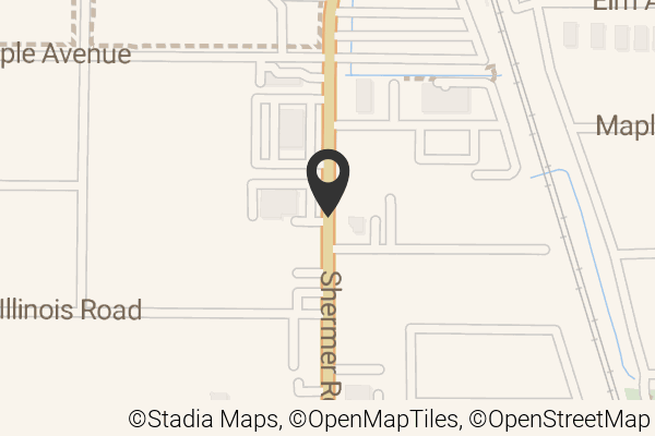 Map with location marker