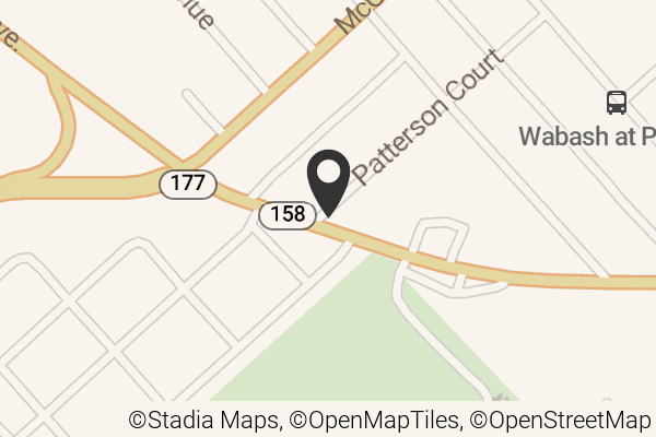 Map with location marker