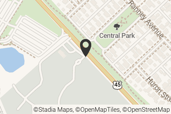 Map with location marker