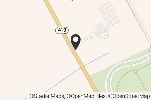 Map with location marker