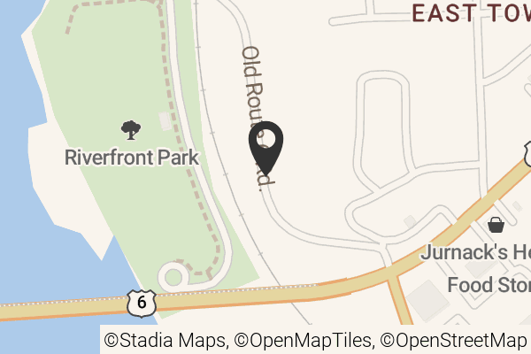 Map with location marker