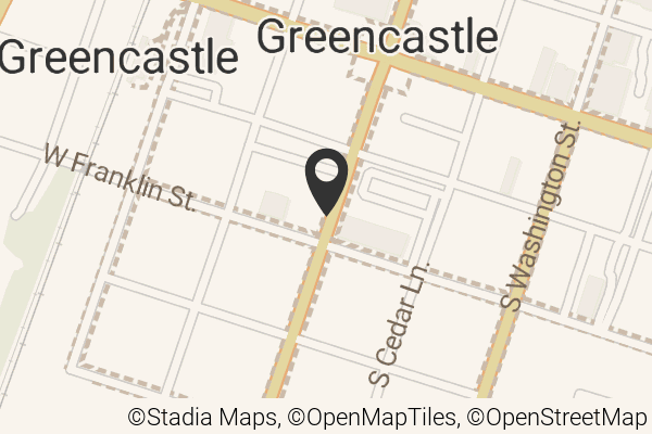 Map with location marker