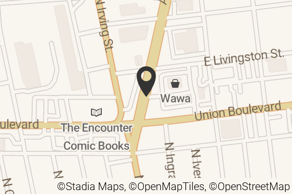 Map with location marker