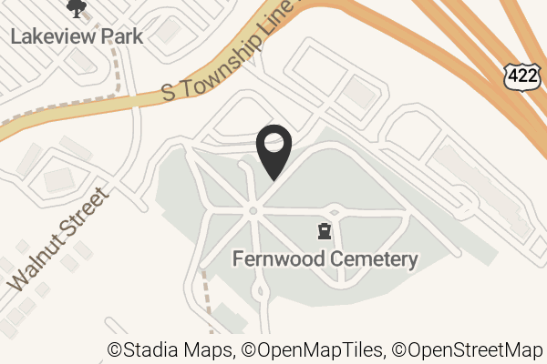 Map with location marker