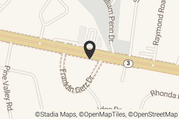 Map with location marker