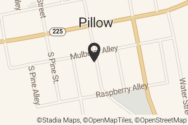 Map with location marker