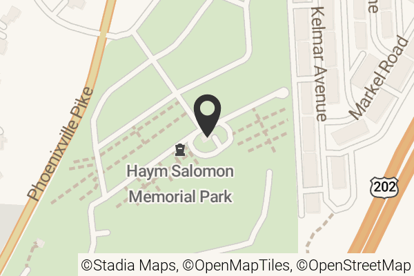 Map with location marker