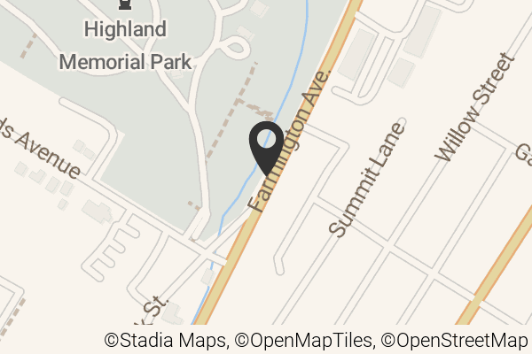 Map with location marker