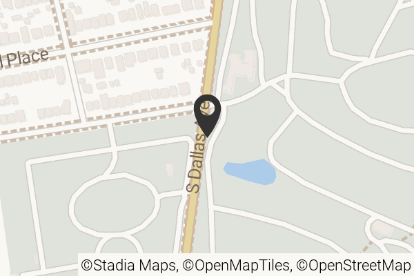 Map with location marker