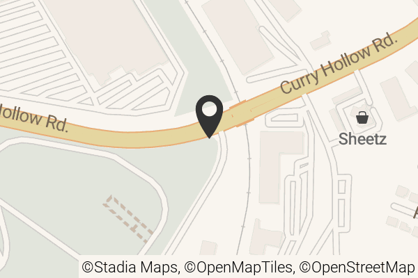 Map with location marker