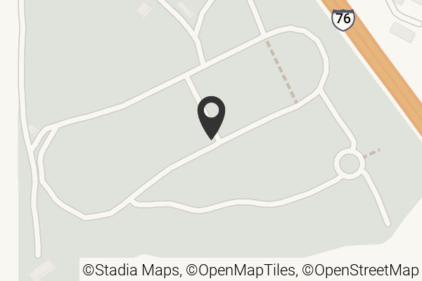 Map with location marker