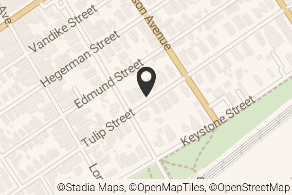 Map with location marker