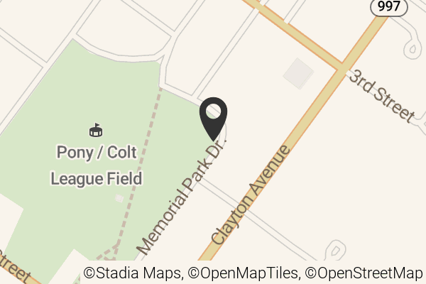 Map with location marker