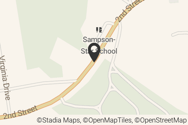 Map with location marker