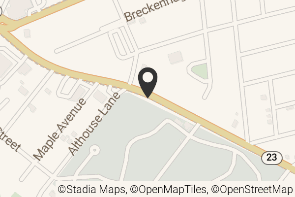 Map with location marker