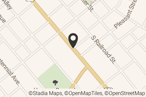 Map with location marker