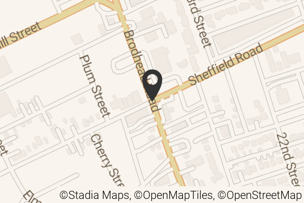 Map with location marker