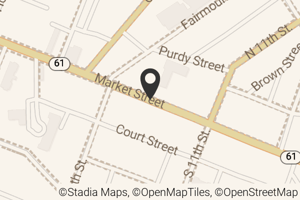 Map with location marker