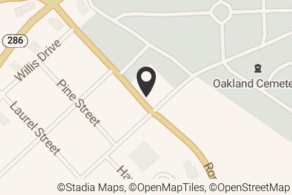 Map with location marker