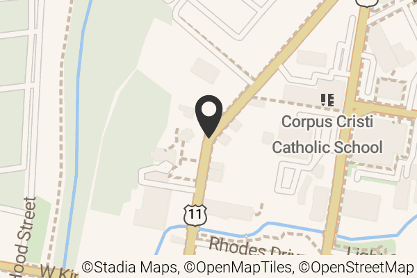 Map with location marker