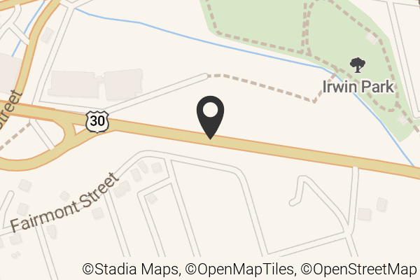 Map with location marker