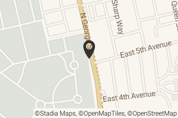 Map with location marker