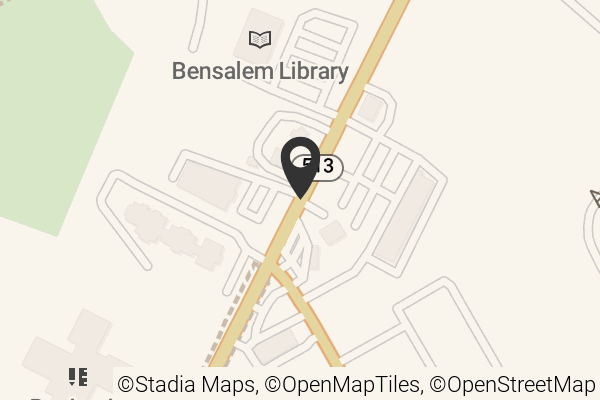 Map with location marker