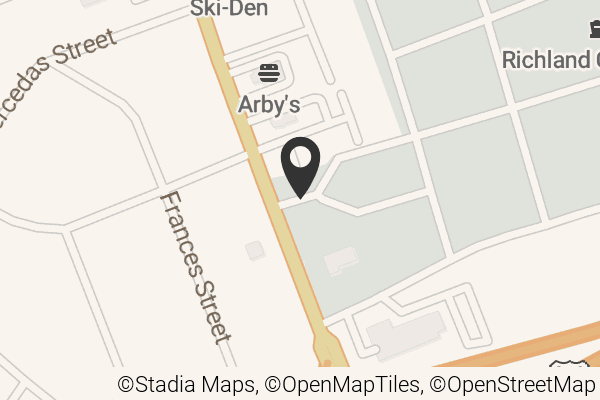 Map with location marker