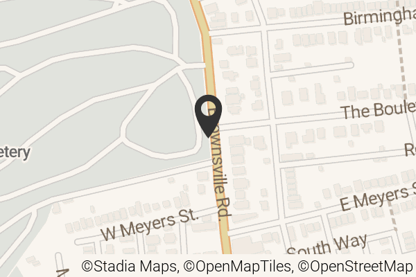 Map with location marker