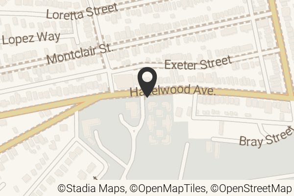 Map with location marker