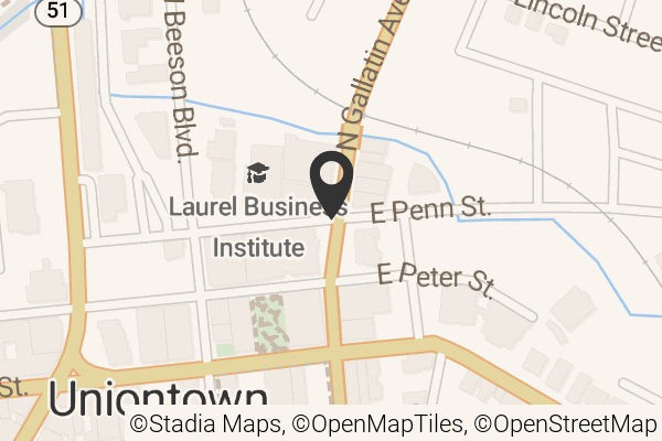 Map with location marker