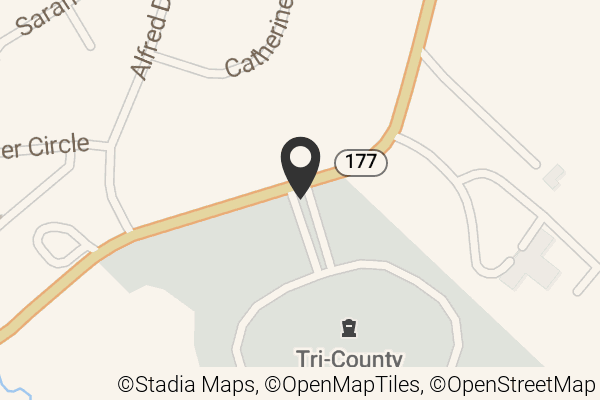 Map with location marker