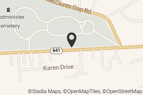 Map with location marker