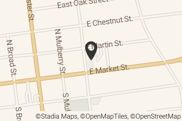 Map with location marker