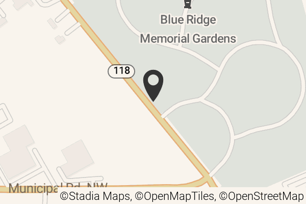 Map with location marker