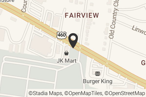 Map with location marker