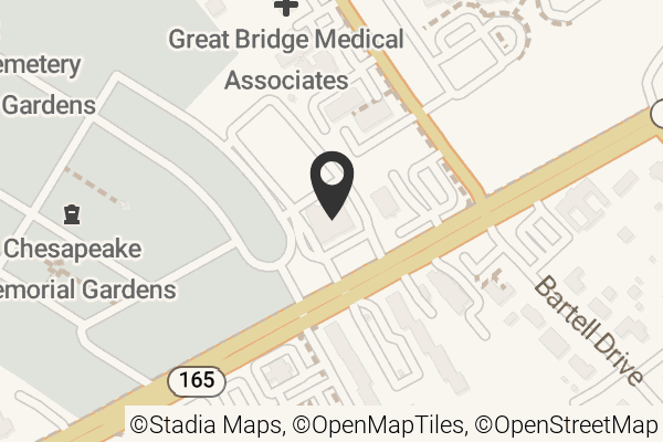 Map with location marker