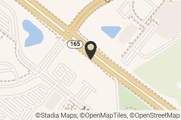 Map with location marker