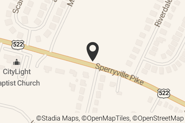 Map with location marker