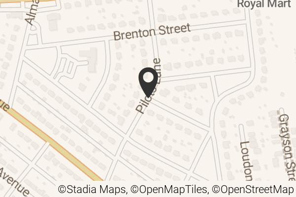 Map with location marker