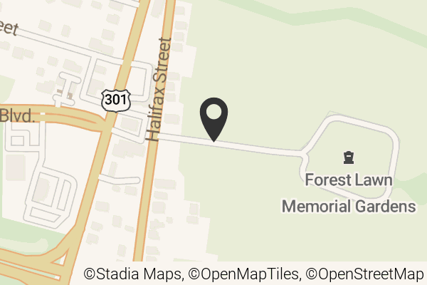 Map with location marker